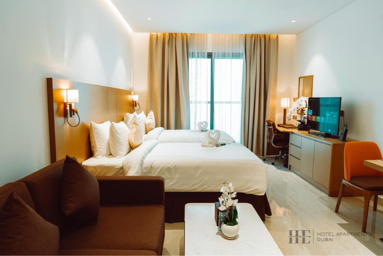 He Hotel Apartments 迪拜 客房 照片 Deluxe Room